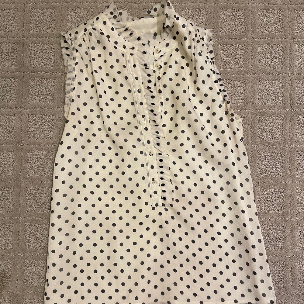 Polka dot blouse